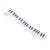 Piano Keyboard PVC Bulletin Board Border Trim 7.8ft X 4in