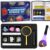 PIBEX Fluorescent Rock Science Kit with UV Flashlight – 6 Natural UV Glowing Rocks & Minerals Collection (~1.5″ Each), Educational Geology Toy, Light-Up STEM Gifts for Kids Ages 6-12
