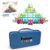 PicassoTiles 100 PC Magnetic Mini Tiles + Carry Case: STEAM Educational Playset for Kids Includes Travel Storage Organizer – Fun Learning, Construction, Engineering, and Sensory Development Gift Idea