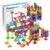 PicassoTiles 100 Piece Marble Run Magnetic Tiles Race Track STEM Ages 3+