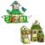 PicassoTiles 102pc Magnet Tile Building Block Ninja & Troop Theme Double Sided Printings 2in1 with 8 Character Figures Magnetic Tiles Construction Playset Fine Motor Skill STEM Educational Age3+ PTQ02