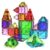 PicassoTiles 60 pcs Mini Magnetic Tiles Magnet Toys Travel-Friendly On-The-Go Building Blocks for Kids Compact Lightweight Creative playset Preschool Montessori Early Learning STEM Kids Toy Ages 3+.