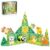 PicassoTiles Magnet Tile Building Blocks Forest Animal Themed Playset with 8 Character Action Figures Educational STEM Learning Construction Kit Pretend Play Magnetic Tiles Toddler Kids Ages 3+ PTQ26
