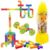 PicassoTiles Pipe Tube Construction Building Toys Stacking Toy Puzzle Game for Early Learning Montessori Playset Educational Connector Blocks Brain Development Kit Ages 3+ Toddler Boys & Girls PTT137