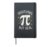 Pi character phrase Irrational but real Chalk style Hardcover Journal, Black