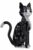 Picjoyzaxite Cat-Shaped Animal Building Blocks Set, 725 Pieces Cat Figurine Model Kit Home Decor Display Ornament for Teens Ages 14+