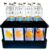 Pick4 Lotto Lottery Machine, 4‑Cylinder Air‑Blown Drawing Machine for Pick‑4 Lottery Game, Commercial Acrylic Lucky Draw Machine with 0‑9 Number Balls
