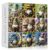 PICKFORU Funny Gnome Puzzles for Adults 1000 Pieces,Cute Gnome Puzzle Features Flower Sunflower Cactus Succulents Book Beach, Colorful Collage Challenge Jigsaw Puzzle Wool Felt Style