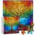 PICKFORU Stained Glass Puzzles for Adults 1000 Pieces and up, Mosaic Tree of Life Puzzle Unique Rainbow Puzzles, Colorful Difficult Jigsaw Puzzles for Adults