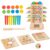 Pickup Sticks Game – 5-in-1 Wooden Stick Throwing, Balance Toy for Kids