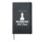 Pieces Opening Board Game Quotes Chess Player Hardcover Journal, Black