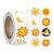 Pieces/Roll 8 Styles Cartoon Round Sun Reward Stickers for Kids Lab Gift