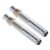 PIEXANGH 2Pcs Retractable Chalk Pen Holder, Press Type Metal, Silver