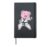 Pig does Karate Hardcover Journal, Black