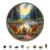 PIJESAKSA Forest Travel Wooden Puzzles for Adults 265 Pieces, L-13.4 * 13in