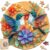 Pikoqunc Hummingbird Wooden Puzzles for Adults,205 Pieces 11.4×11.2 Inches