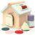 Pillowhale Montessori Activity Cube for Toddlers 12 Months+, Wooden 5-in-1 Learning Toy with Object Permanence Box, Shape Sorting & Stacking, Fine Motor Skills Toy for Baby Boys Girls