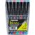 PILOT Precise, Black/Blue/Red/Pink/Green/Purple/Turquoise Ink, 7-Pack