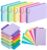 Pindda 250 Count Colored Index Cards for Studying, 3×5 Inch Ruled Flash Cards 10 Color with Key Ring, 5 Packs of 50 Sheets Heavy Lined Study Note Cards with Waterproof Cover for School&Office Supplies