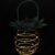Pineapple Lamp String Solar Spiral LED Light for Garden Outdoor Decor