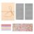 PINE & LINEN 1pcs Brown Small Scrapbook Album,Stretchable Accordion Foldable Mini Photo Album with DIY Stickers,Kraft Paper Memory Book for Wedding Anniversary/Birthday Gift (8×11 Inch)