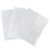 PINE & LINEN 30 Sheets Clear 6 Ring A5 Binder Sleeves,1/2/4 Pocket