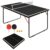 Ping Pong Table Outdoor, Table Tennis Tables Foldable with Net and 2