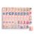 Pink American Mahjong Set, 160 Thick Acrylic Engraved Tiles, Themed Design for Women, Luxury Desktop Game for Adults Game Night (1.42 Inch)