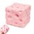 Pink Cheese Squishy Fidget Toy, Slow Rising Stress Relief Squeeze Toy for Adults Over 14 Years Old