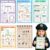 PINKEESEA 6 Pack Kids Pretend Play Notepads 4×6 Inch Playtime Pads for Kids 40 Pages Imaginative Role for Toddlers (Role Play)