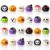 Pinkiwine 24 PCS Halloween Mochi Squishy Toys Baozi Squishies for Kids Girls Boys Halloween Party Favors Gifts Halloween Treat Bags