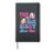 Pink Or Blue Sissy Loves You Cow Baby Gender Reveal Hardcover Journal, Black