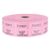 Pink Paper Raffle Ticket Roll for Parties and Annual Meetings Events