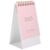 Pink Paper Spiral Binding Desk Calendar with Month and Date Display