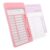 Pink Plastic Classroom Schedule Chart for Students and Teens, DIY