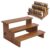 Pinkrin Bamboo Spice Rack Organizer for Cabinet, 3 Tier Wooden Tiered Spice Shelf for Countertop, Standing Kitchen Seasoning & Spice Jar Racks for Pantry, Inside Cabinets & Cupboard