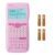 Pink Scientific Calculators with Graphing Functions, IPepul 10 Modes Math Calculator for High School and College Students, Teachers, Office, Algebra, Geometry, Statistics, Pink School Supplies