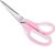 Pink Scissors 7.5 Inch Stainless Steel with Comfort Grip, 1 Pack