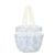 Pinkunn French Floral Shower Caddy Portable for Dorm, Blue Floral Bathroom Organizer Basket with 5 Pockets College Gym Camp Quick Dry for Girls Gift