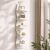 Pinkunn Scalloped 5 Tier Wall Shelf Unit, Wavy Shape Vertical Column Tower Shelf, Modern Decorative Wall Mount Floating Shelves Storage Organizer for Small Spaces Bedroom Living Room Bathroom (White)