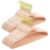 Pink Velvet Hangers 60 Pack with 360° Gold Hooks, Non-Slip