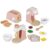 Pink Wooden Pretend Play Kitchen Set for Kids – Mini Toy Toaster, Coffee Maker, Mixer & Food Accessories – Montessori Role Play Toy for Toddlers Ages 3+