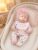 Pinky Reborn 16inch Doll Can Open Mouth Silicone Full Body Anatomically Correct Girls Realistic Full Solid Silicone Newborn Dolls Real Life Babies Gift for Kids Age 3+