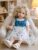 Pinky Reborn Realistic Reborn Baby Dolls 26 Inch Lifelike Newborn Doll Handmade Weighted Real Life Baby Dolls Reborn Toddler Girl with Blonde Hair Soft Cloth Body Gift Toy for Kids Age 3+