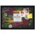 PinPix 18×12 inch Cork Bulletin Board. This Decorative Framed Pin Board Comes with Dark Vegetables Design and a Black Stain on Hard Maple Frame. Ideal for Home Office Decor (PinPix-1363)