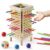 Pinshoon Montessori Game Wooden Board Game, Multiplayer for Kids 4-8, Math Educational, Fine Motor Skill Toy for Girls Boys, Classic Fun Games for Age 3 4 5 6 7 8 Girls Boys Gifts
