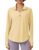 PINSPARK Long Sleeve Shirts for Women UPF 50+ Sun Shirts Quick Dry Workout Tops,Butter Yellow XL