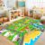 Pionblank Kids Car Rug for Playroom Classroom, Town City 5×7 Area Rugs