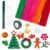 Pipe Cleaner Flower Kit – 657 PCS Craft Set, Pipe Cleaners Bulk for DIY