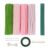 Pipe Cleaners Craft Chenille Stem Decorative Creative DIY Flower Making Kit DIY Bouquet Supplies for Mother Day Festival, Pink